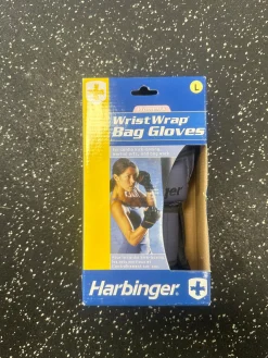Used Harbinger Martial Arts Gloves Navy Blue LG