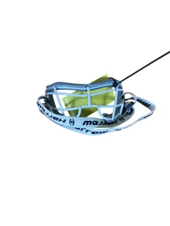 Used Harrow GREY GOGGLES Lacrosse Facial Protect Grey Senior