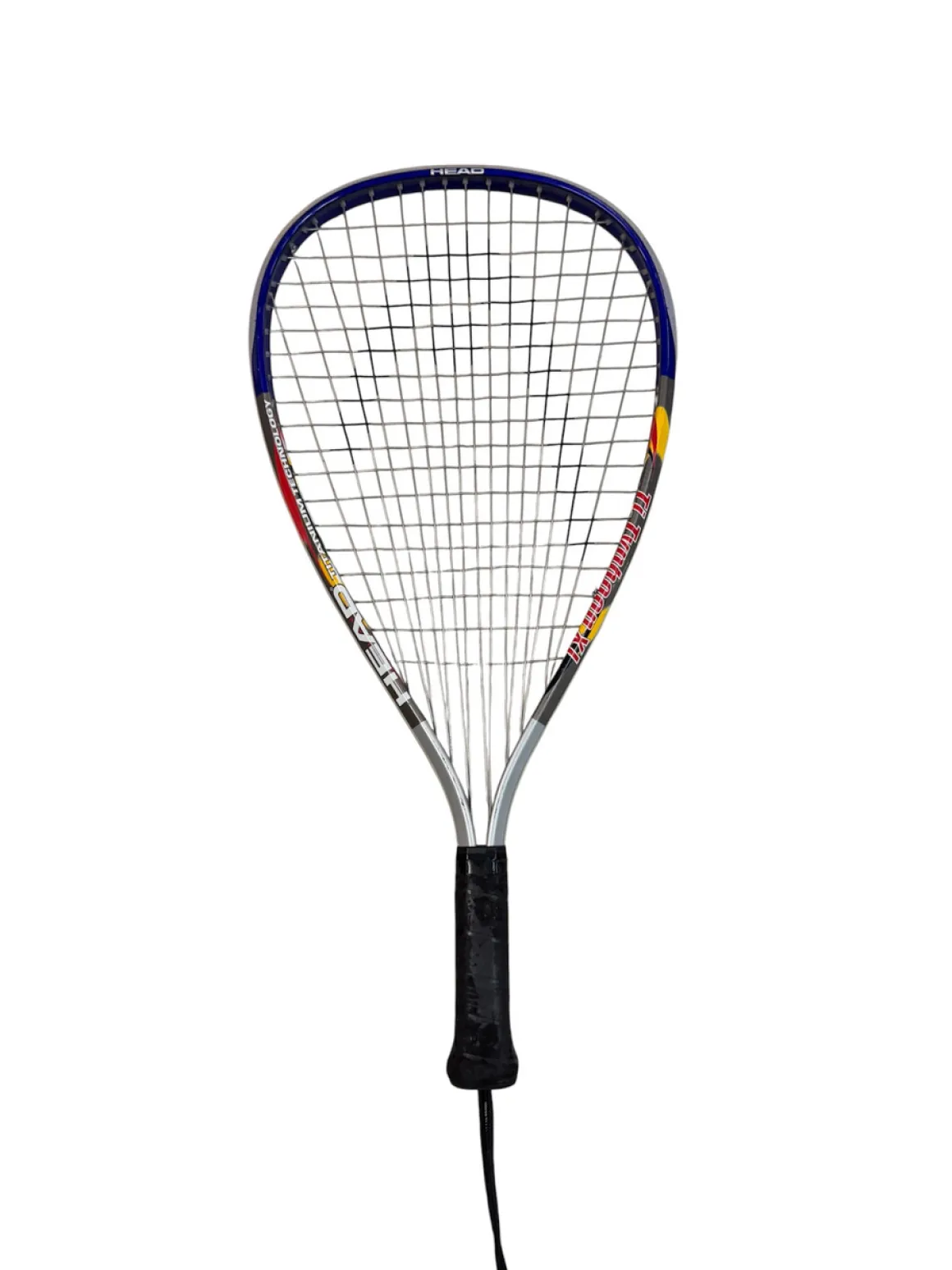 Used Head TI TYPHOON XL Adult Racquetball Racquet Navy Blue Unknown