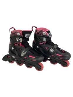 Used HIGH BOUNCE Senior Roller Quad Skates Black Adjustable