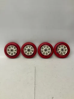 Used HIGH ROLLER 4 PACK RED Inline Wheels 100MM
