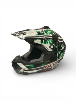 Used HJC CLX6 Adult Helmet Green LG