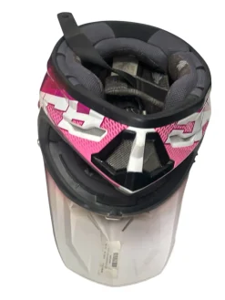 Used HJC CL-XY II Junior Motocross Helmet Pink Youth LG 53-54cm mfg Oct '19