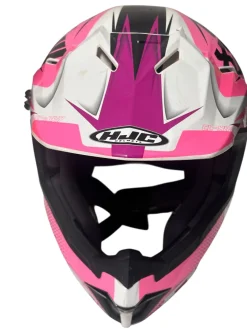 Used HJC CL-XY II Junior Motocross Helmet Pink Youth LG 53-54cm mfg Oct '19