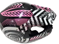 Used HJC CL-XY Junior SM Motocross Helmet Pink 49-50cm mfg March 2012