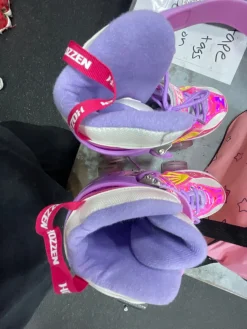 Used HOZZEN GIRLS ROLLER SKATES Junior Roller Quad Skates Pink Adjustable