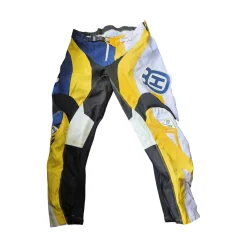 Used HUSQVARNA MOTO PANTS SIZE 36 Adult Bottom Navy Blue LG