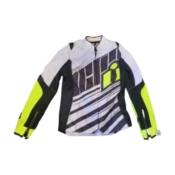 Used ICON OVERLORD SB2 PROTECTIVE JACKET Adult Top White SM
