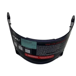 Used ILM MOTOR HELMET VISOR BLACK Motocross Eyewear