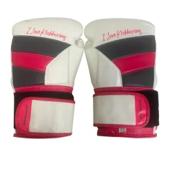 Used ILoveKickBoxing Martial Arts Gloves 20 oz White XL