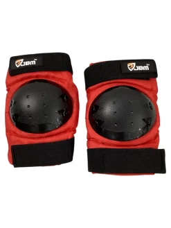 Used Jbm Inline Kneepad/Elbow Pad/Wrist Guard Set Red