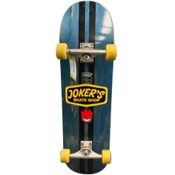 Used Jokers Complete Skateboard Black 8 3/4"