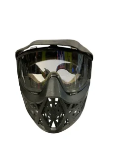 Used JT PAINTBALL MASK AND GOGGLES Paintball Helmet Black