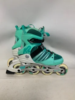 Used K2 ALEXIS 84 PRO Senior Aggressive Skates Teal Senior 9