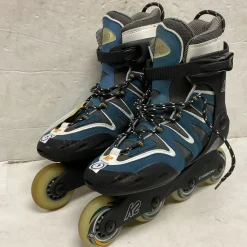 Used K2 CARBON Senior Rec Fitness Skates Royal Blue Senior 9