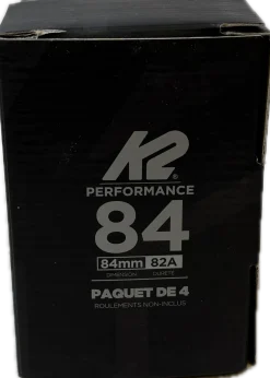 Used K2 PERFORMANCE Inline Wheels 84MM