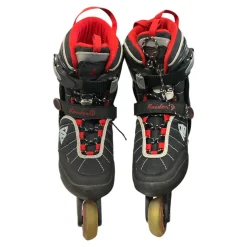 Used K2 RAIDER II ADJ 6-8 Senior Rec Fitness Skates Black Adjustable