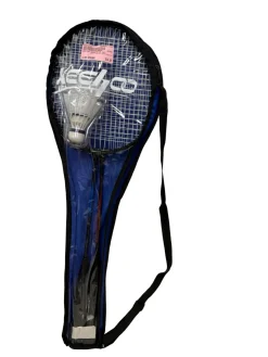 Used KEEHOO BADMINTON SET / 2 Rackets + 2 Shuttlecocks