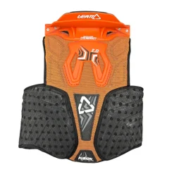 Used Leatt FUSION Adult Motocross Neck Brace Orange