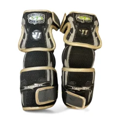 Used LEG GUARDS Lacrosse Shin Guards Black Youth