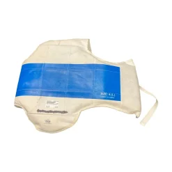 Used LONG LIFE Martial Arts Chest Guard White LG
