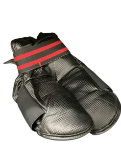 Used LONG LITE Martial Arts Foot Pads Black MD