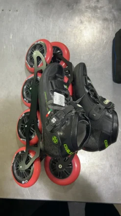 Used LUIGINO CHALLENGE Racing Inline Skates Black Senior 7