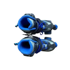 Used MAMMYGOL Junior Roller Quad Skates Royal Blue Adjustable