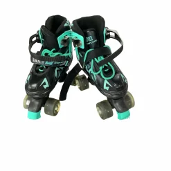 Used MARCENT Junior Roller Quad Skates Royal Blue Junior 04