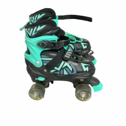 Used MARCENT Junior Roller Quad Skates Royal Blue Junior 04