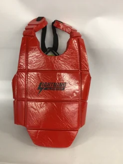 Used Martial Arts Chest Guard Red MD