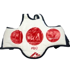 Used Martial Arts Chest Guard White Junior