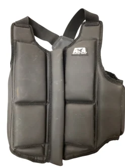 Used Martial Arts Chest Guard Black MD