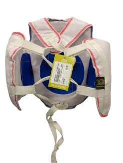 Used Martial Arts Chest Guard White SM