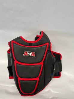 Used Martial Arts Chest Guard Black SM