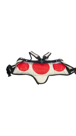 Used Martial Arts Chest Guard Red MD
