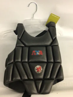 Used Martial Arts Chest Guard Black SM