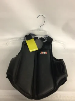 Used Martial Arts Chest Guard Black SM