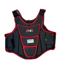 Used Martial Arts Chest Guard Black SM