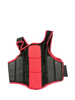 Used Martial Arts Chest Guard Red MD Tall