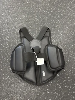 Used Martial Arts Chest Guard Black Youth