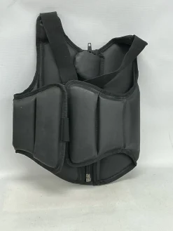 Used Martial Arts Chest Guard Black Junior