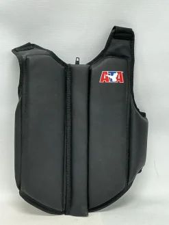 Used Martial Arts Chest Guard Black Junior