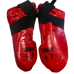 Used Martial Arts Foot Pads Red Junior
