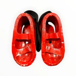 Used Martial Arts Foot Pads Red SM
