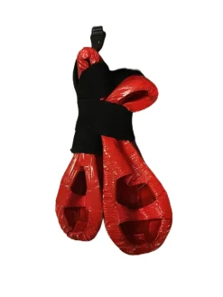 Used Martial Arts Foot Pads Red Junior