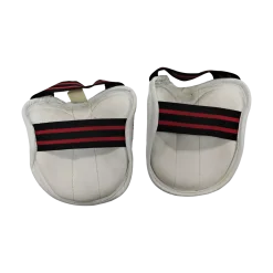 Used Martial Arts Foot Pads White YLG