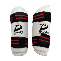 Used Martial Arts Forearm Pads White YLG