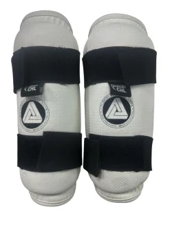 Used Martial Arts Forearm Pads White Junior