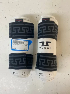 Used Martial Arts Forearm Pads White XS